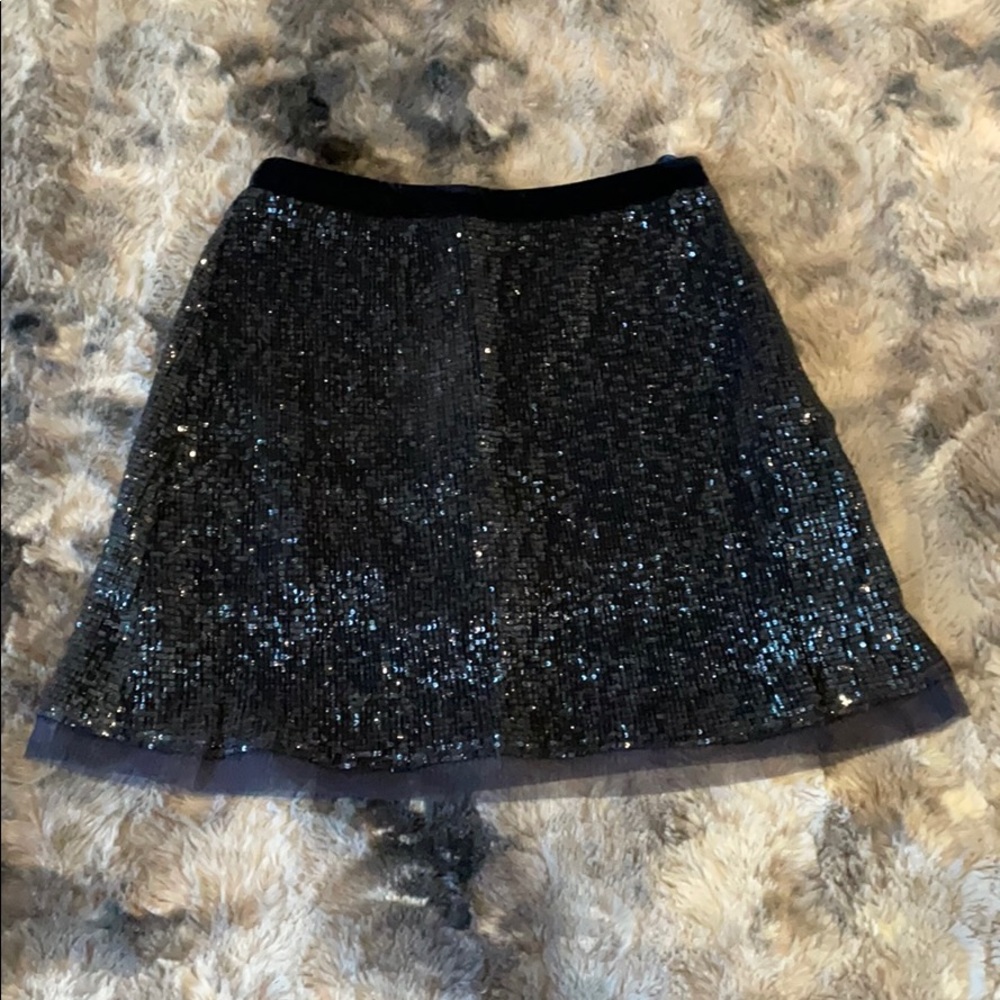 FREE PEOPLE SEQUIN MINI SKIRT